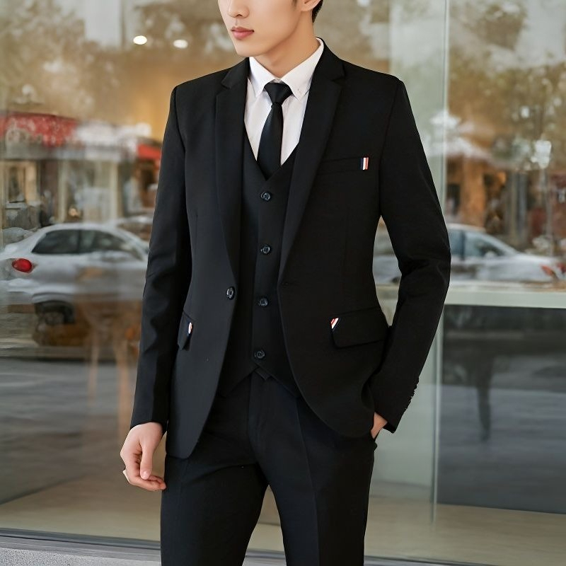 Men Formal Wear With Blazer - Traje de 2 Piezas para Hombre,