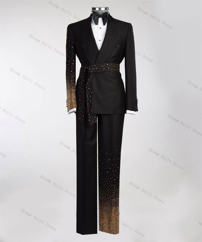 Formal Wear For Men Black Suit - Conjunto de traje de hombre con