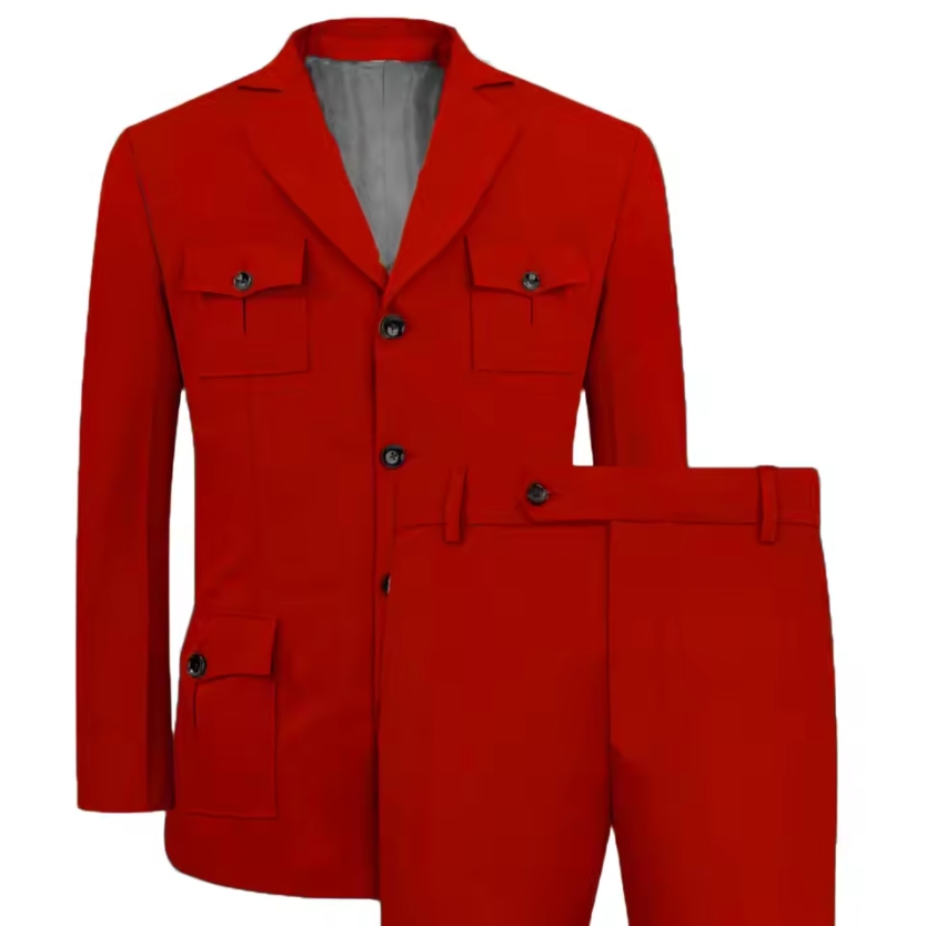 Men's Suits Jakcet Casual Khak - Men Formal Wear With Blazer reseña y precio