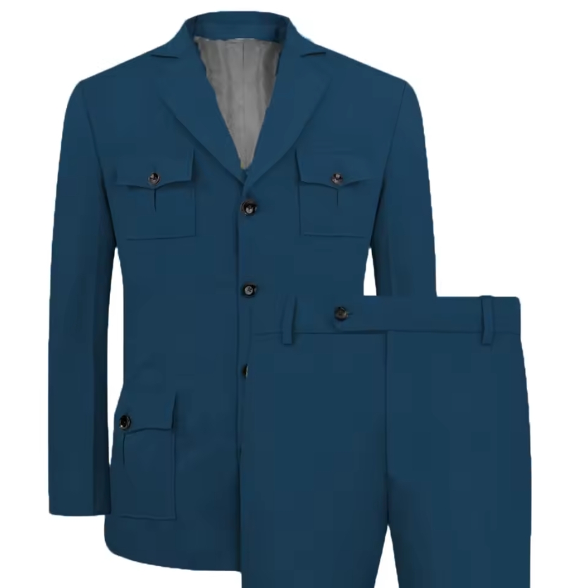 Men's Suits Jakcet Casual Khak - Men Formal Wear With Blazer reseña y precio