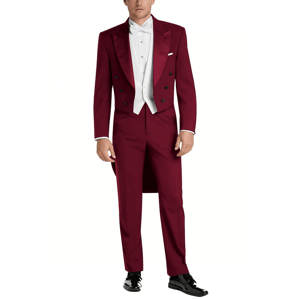 Conjunto de traje de satén con - Men Formal Wear With Blazer reseña y precio