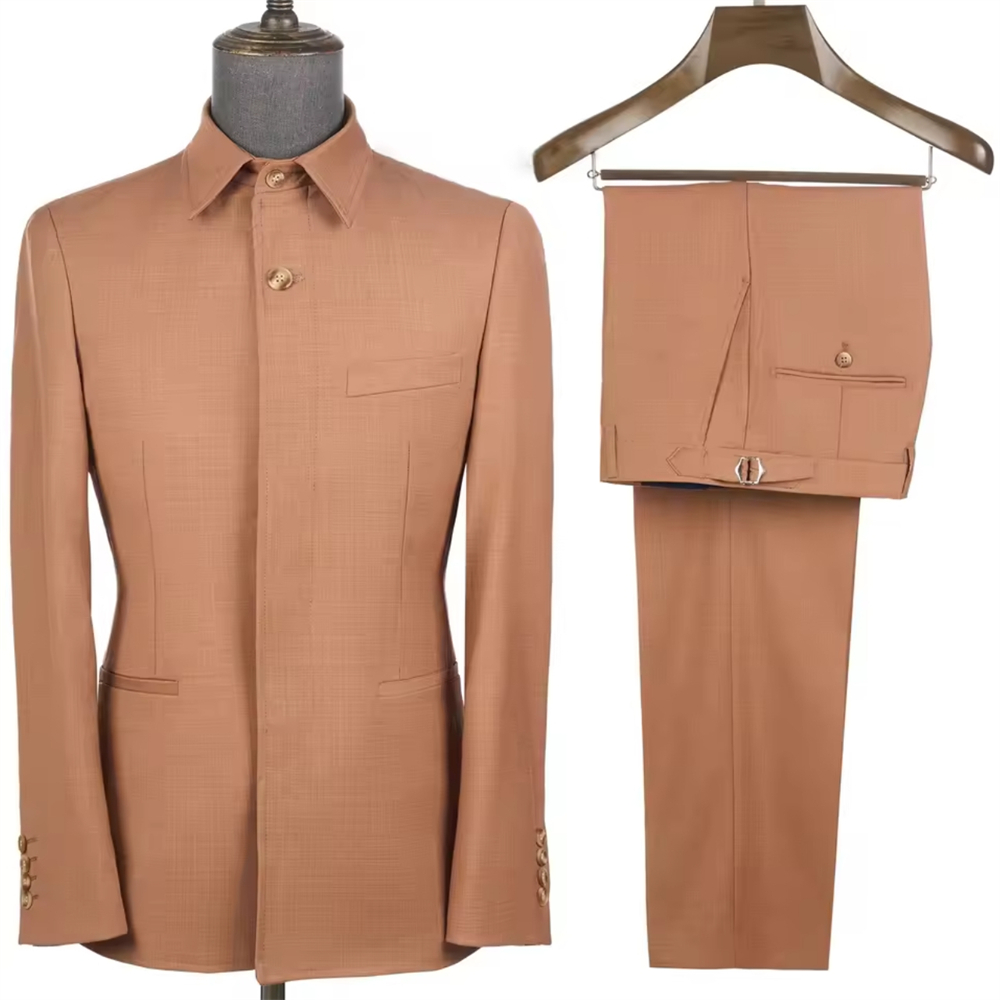 Trajes Safari Hechos a Medida  - Men Formal Wear Jacket reseña y precio