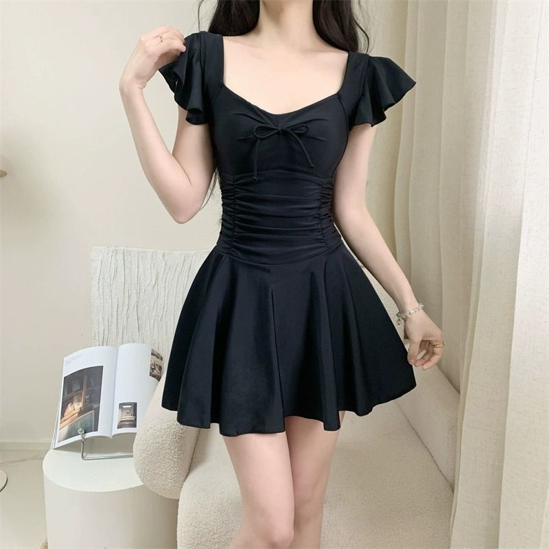 Traje de baño de manga corta c - Slim Fit Suit Set reseña y precio