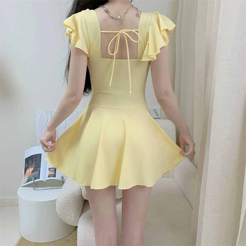 Traje de baño de manga corta c - Slim Fit Suit Set reseña y precio