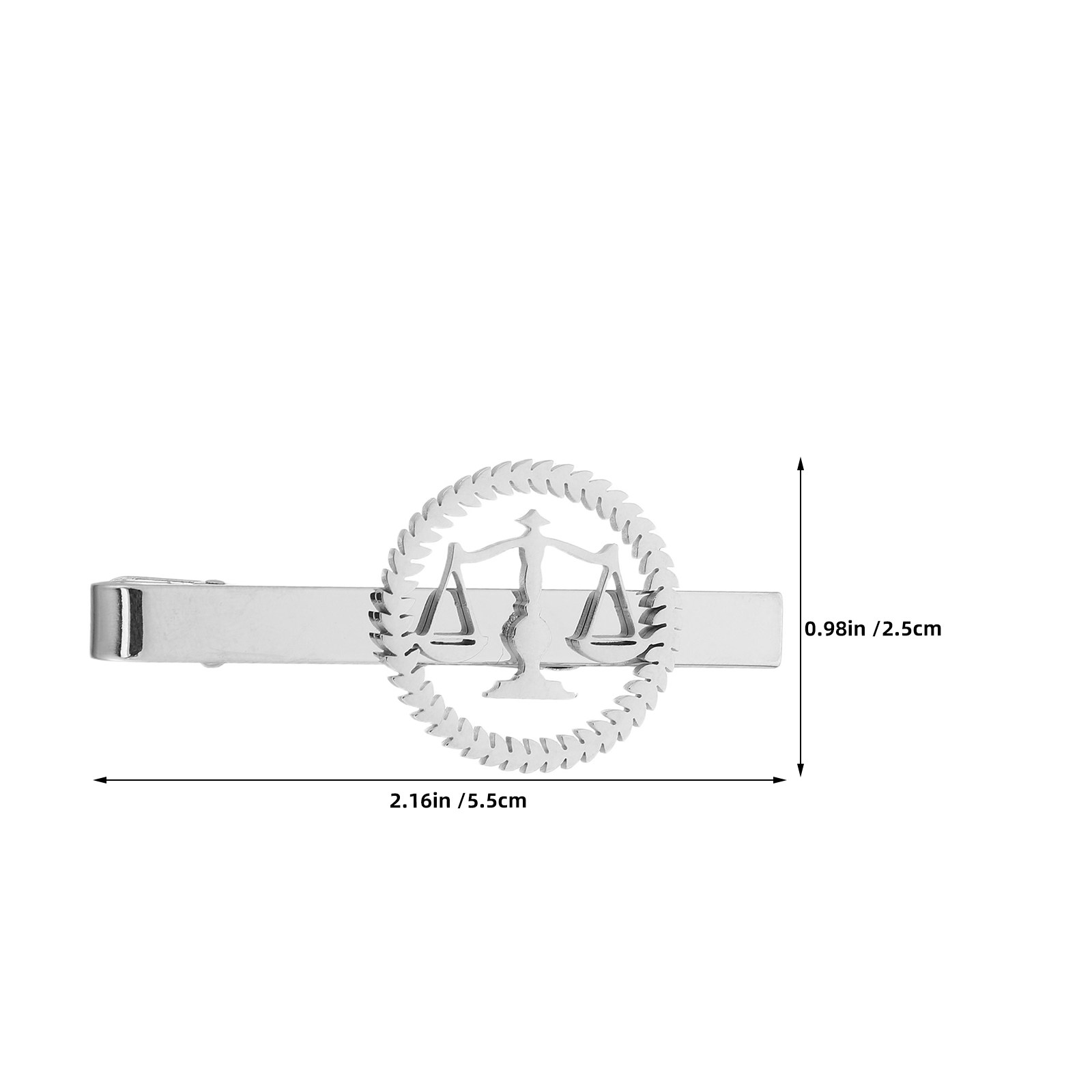 2 Piezas de Clips para Corbata - Scale - Men Formals & Ethnic Wear reseña y precio