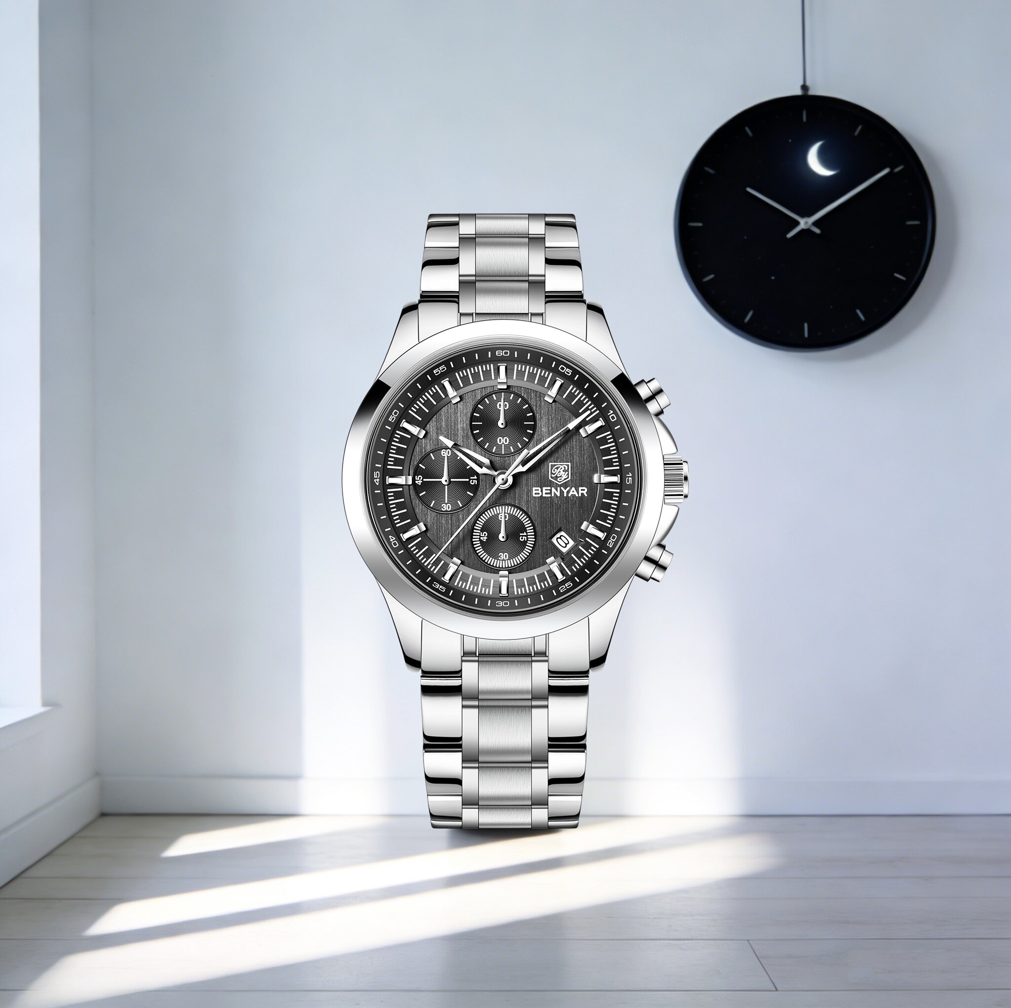 Reloj de Cuarzo BENYAR de Lujo - Men'S Formal Wear Watches reseña y precio