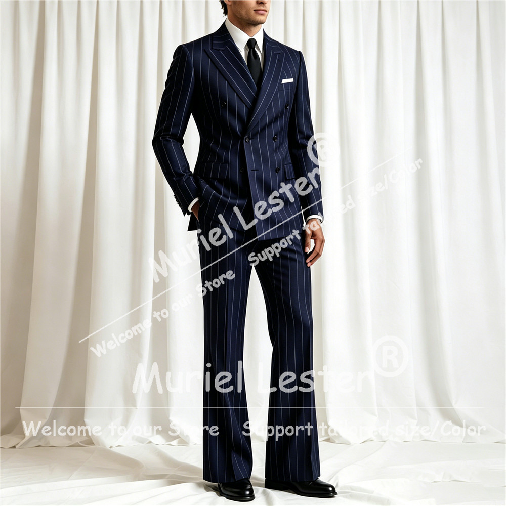 Elegante Traje de Rayas para H - Men Formal Wear With Blazer reseña y precio