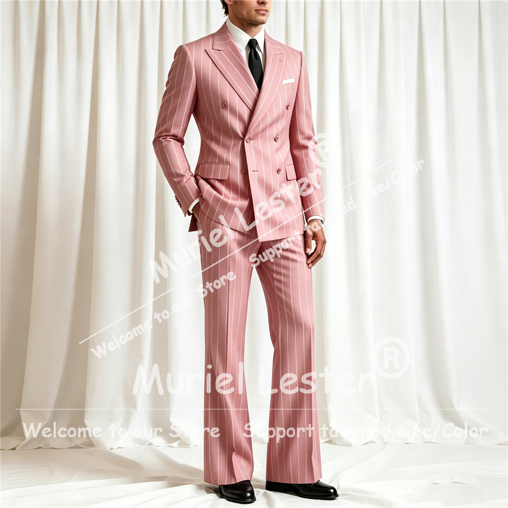 Elegante Traje de Rayas para H - Men Formal Wear With Blazer reseña y precio