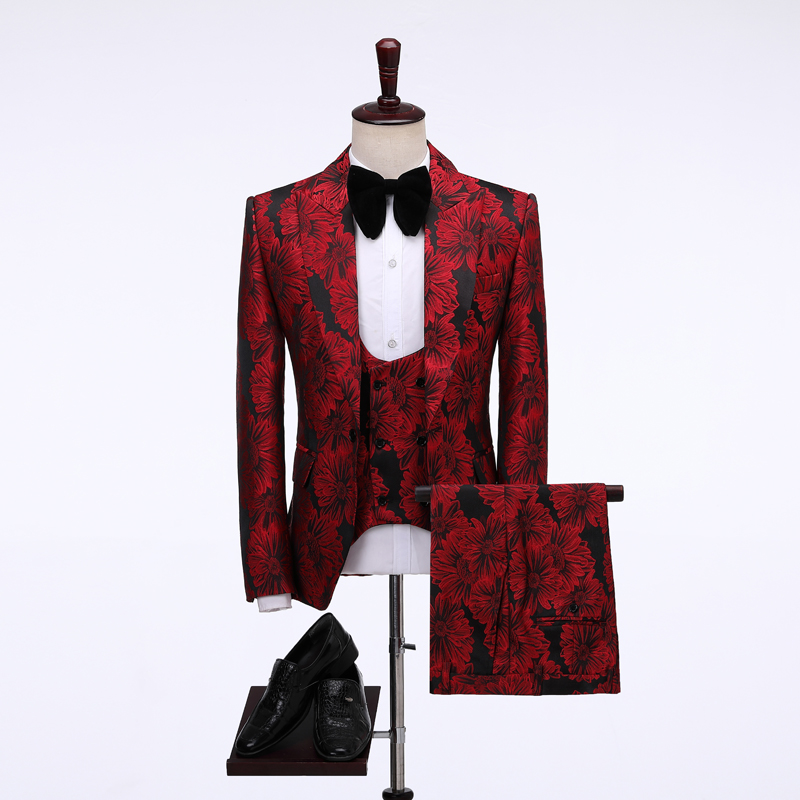 Trajes Florales para Hombre 20 - Men Formal Wear Jacket reseña y precio