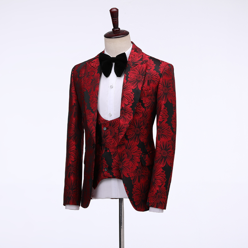 Trajes Florales para Hombre 20 - Men Formal Wear Jacket reseña y precio