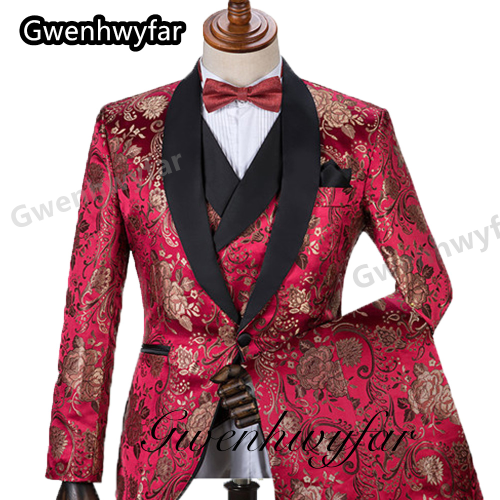 Trajes de hombre con patrón de - Men Formal Wear Jacket reseña y precio