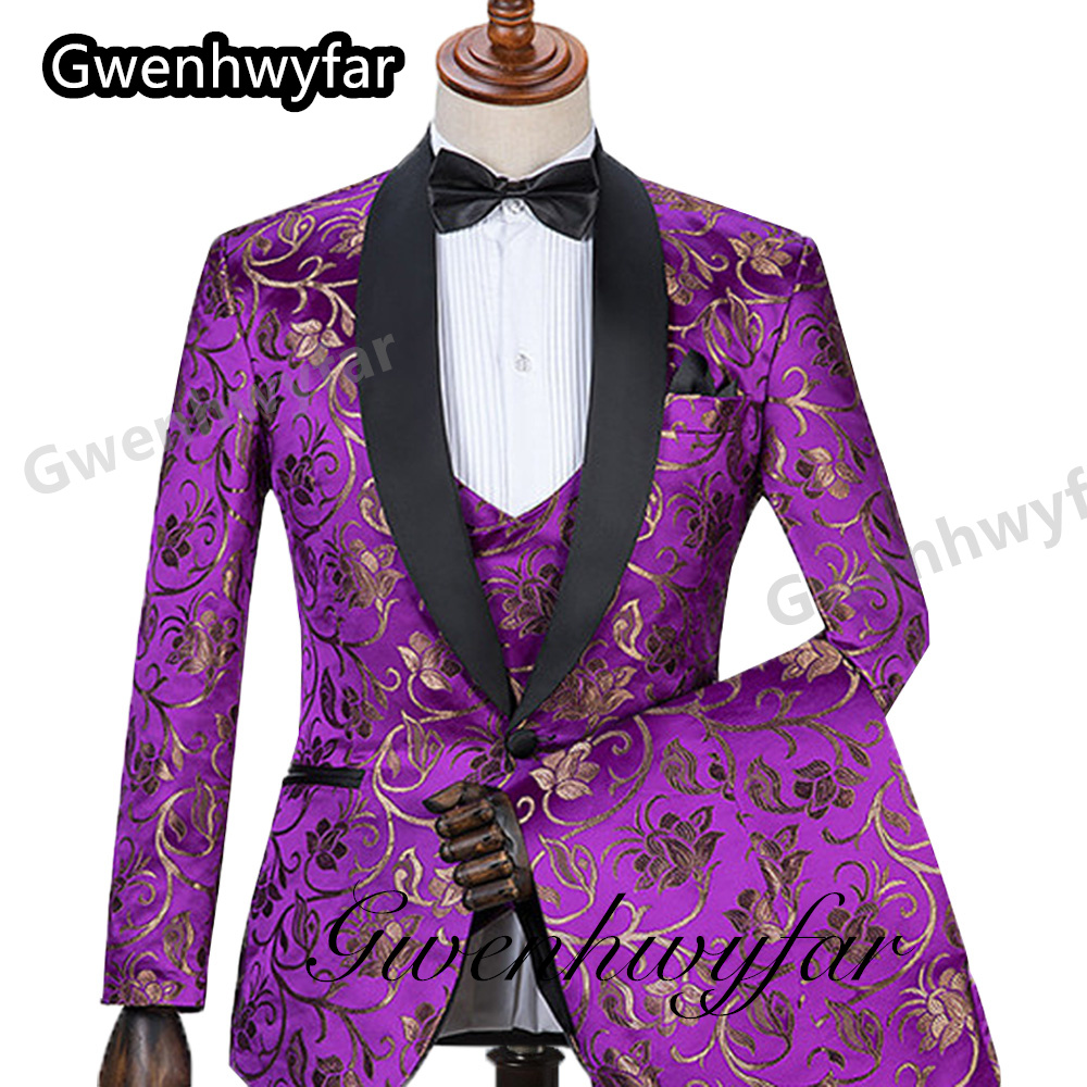 Trajes de hombre con patrón de - Men Formal Wear Jacket reseña y precio