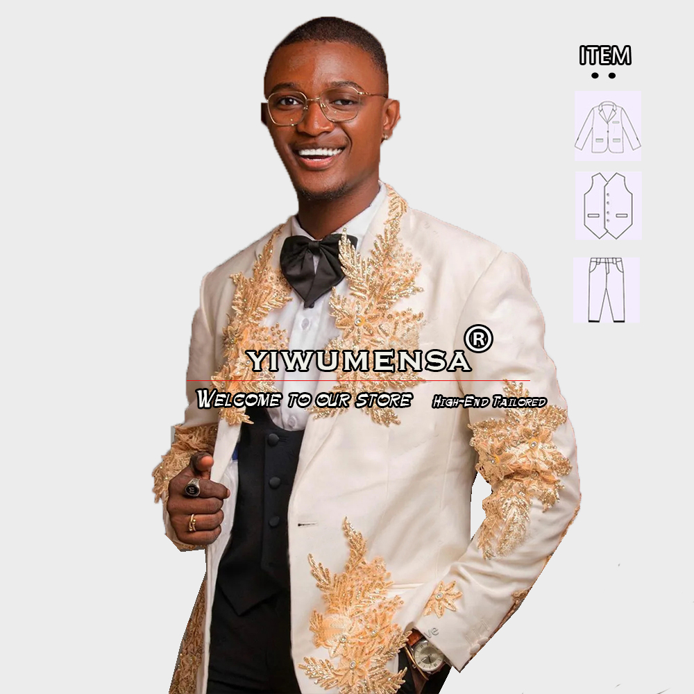 Trajes personalizados de 3 pie - Men Formal Wear With Blazer reseña y precio