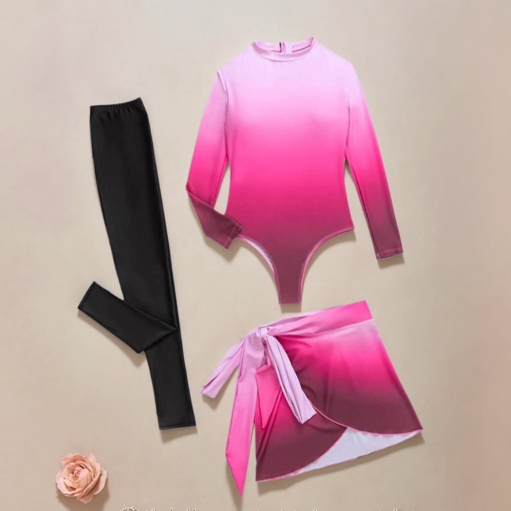 Traje de baño azul de manga la - Slim Fit Suit Set reseña y precio