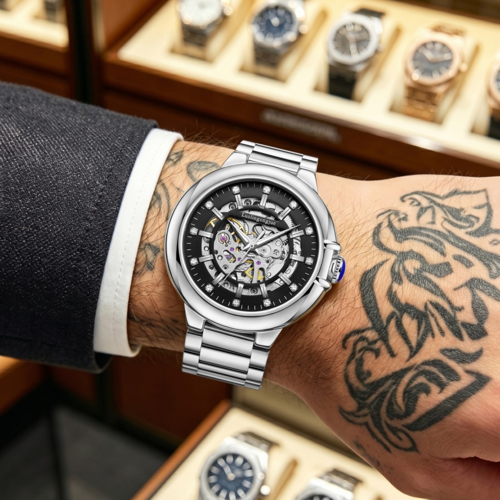 Reloj mecánico automático huec - Scale - Men Formals & Ethnic Wear reseña y precio